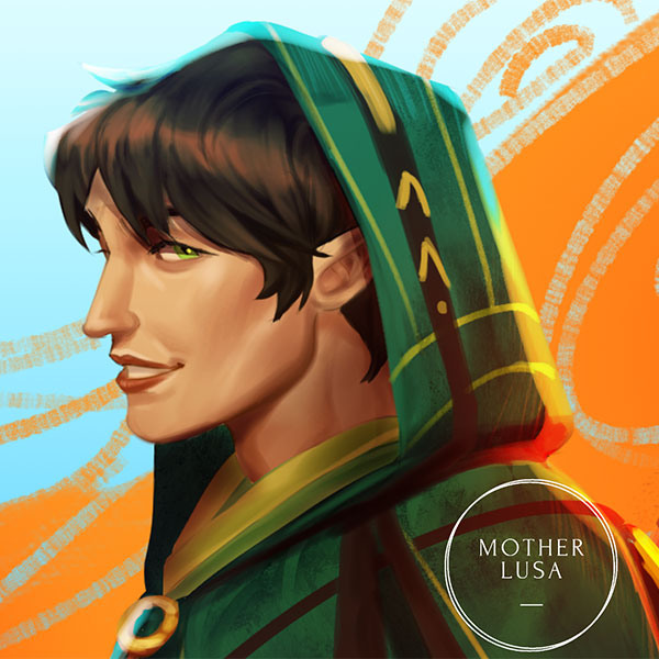 Painted Bust